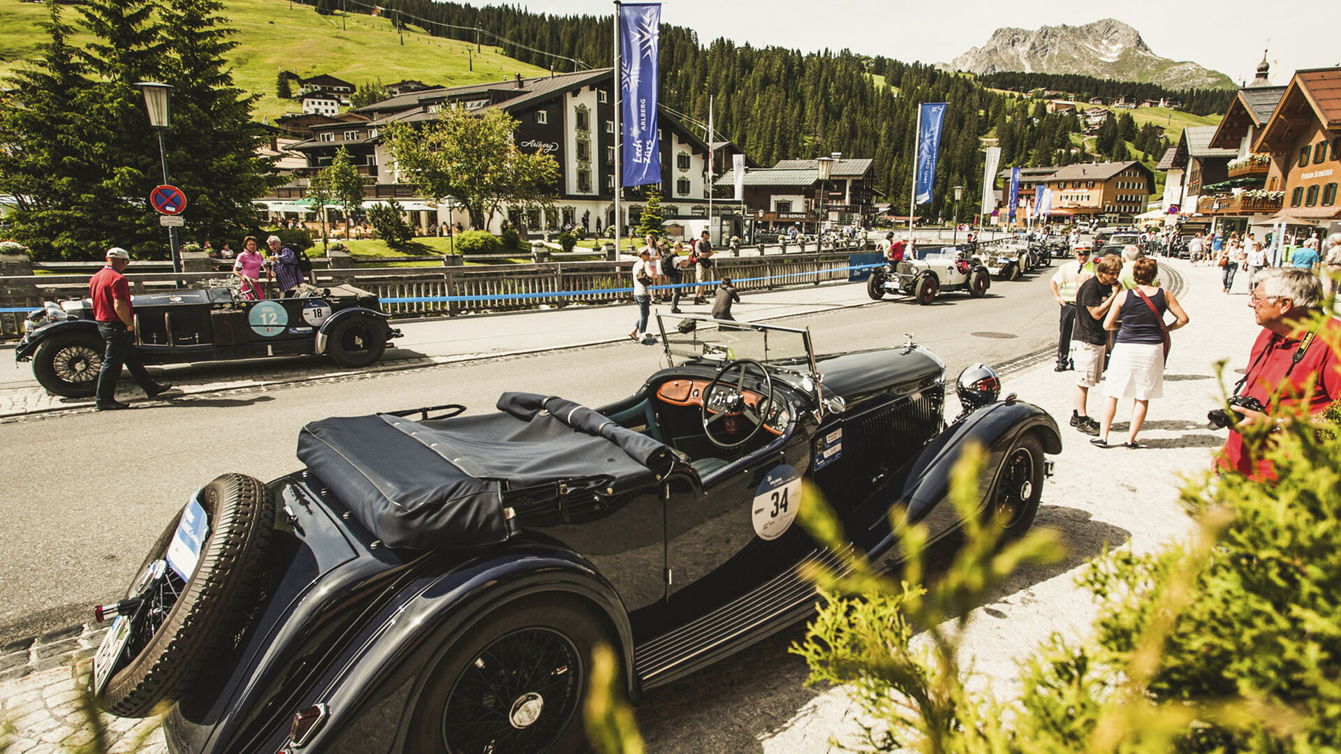Oldtimer in Lech Zürs