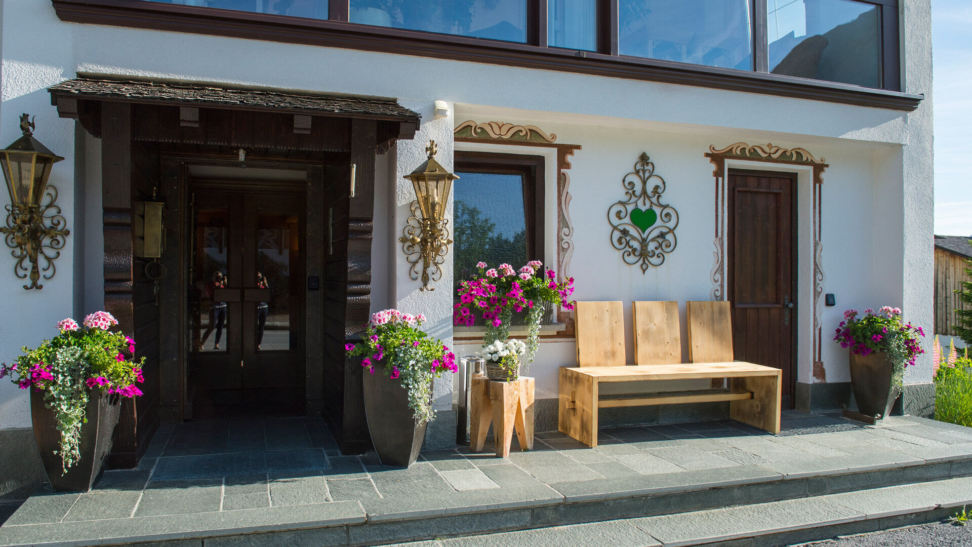 Eingangsbereich der Pension Daniel